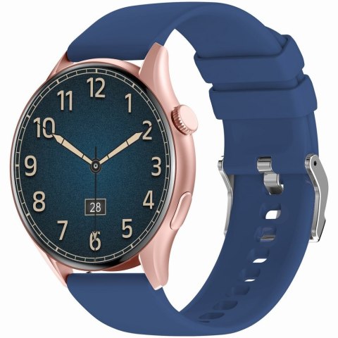 Smartwatch Gravity Różowe Złoto Pasek + Bransoleta GT11-6