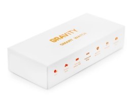 Smartwatch Gravity Różowe Złoto Pasek + Bransoleta GT11-7