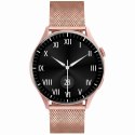 Smartwatch Gravity Różowe Złoto Pasek + Bransoleta GT11-8