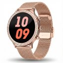 Smartwatch Gravity Różowe Złoto Pasek i Bransoleta GT5-6