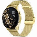 Smartwatch Gravity Złoty Pasek + Bransoleta GT11-1