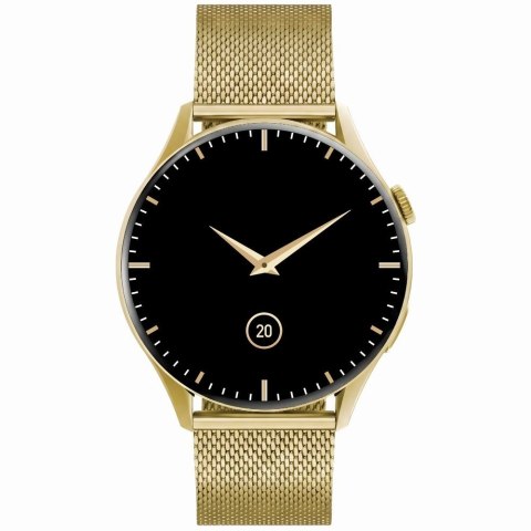 Smartwatch Gravity Złoty Pasek + Bransoleta GT11-4