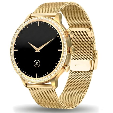 Smartwatch Gravity Złoty Pasek i Bransoleta GT5-1