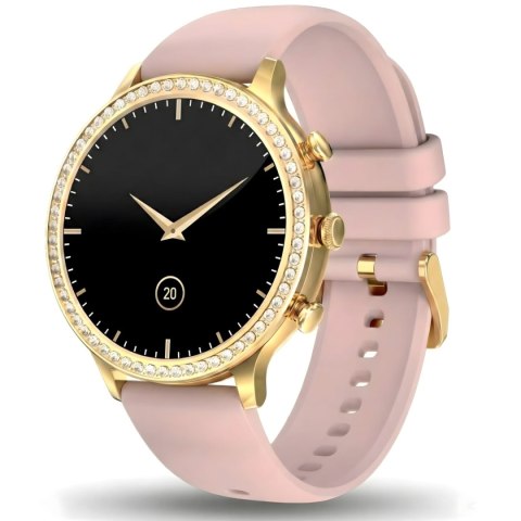 Smartwatch Gravity Złoty Pasek i Bransoleta GT5-3
