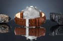 Zegarek Męski Giewont Chronograph Sapphire Brązowo Niebieski GW6310-A5