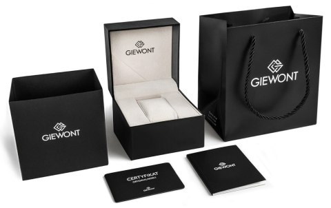 Zegarek Męski Giewont Chronograph Sapphire Czarny GW4580-B1