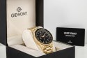 Zegarek Męski Giewont Chronograph Sapphire Złoto Czarny GW3520-B4