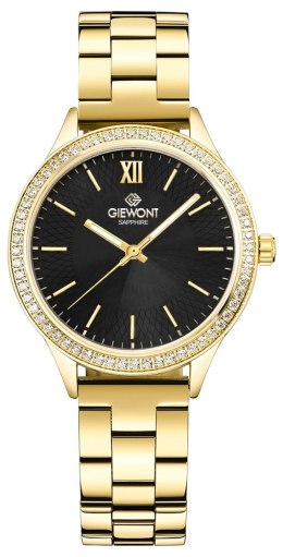 Zegarek Damski Giewont Sapphire Złoto Czarny GW1140-B4