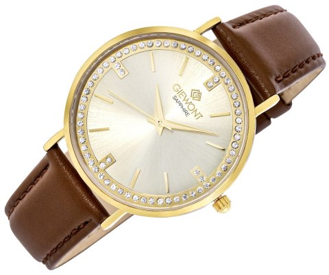 Zegarek Damski Giewont Sapphire Złoty GW5390-A3