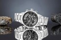 Zegarek Męski Giewont Chronograph Sapphire Srebrno Czarny GW8510-B1