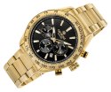 Zegarek Męski Giewont Chronograph Sapphire Złoto Czarny GW9580-B4
