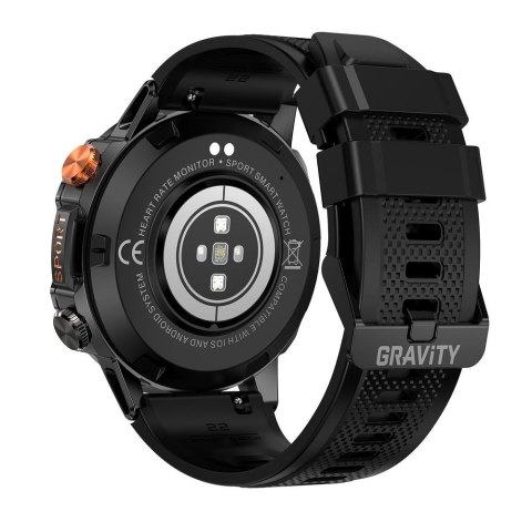 Smartwatch Gravity Czarny 2 Paski GT20-8
