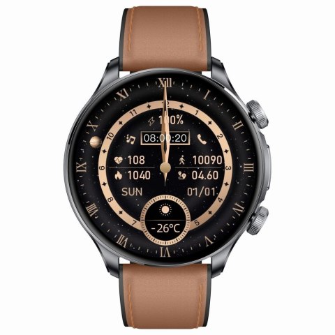 Smartwatch Gravity Czarny 2 Paski GT35-1