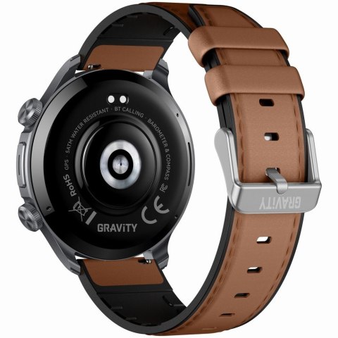 Smartwatch Gravity Czarny 2 Paski GT35-1