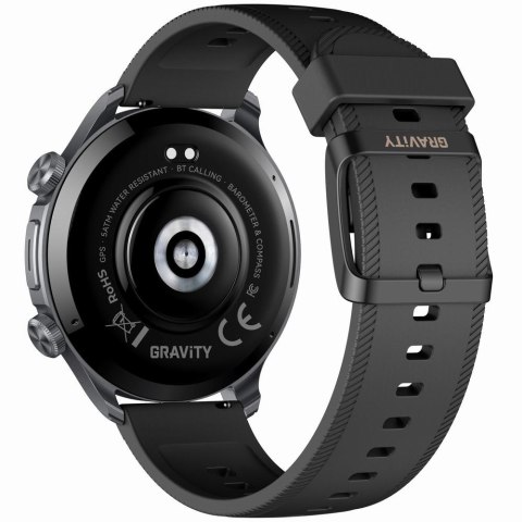 Smartwatch Gravity Czarny 2 Paski GT35-1