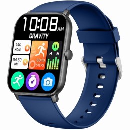 Smartwatch Gravity Czarny Niebieski GT36-6