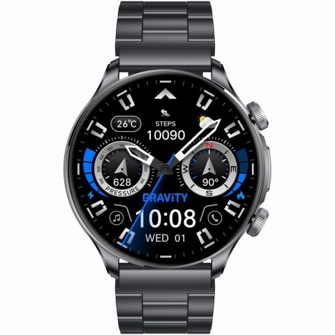 Smartwatch Gravity Czarny Pasek + Bransoleta GT35-2