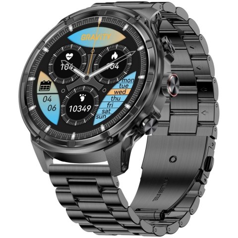 Smartwatch Gravity Czarny Pasek + Bransoleta GT41-2