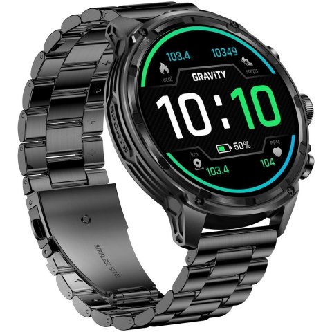 Smartwatch Gravity Czarny Pasek + Bransoleta GT41-2