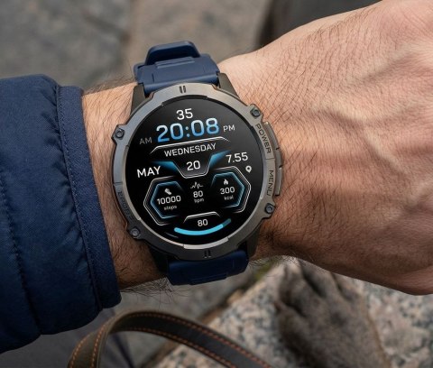 Smartwatch Gravity Czarny Pasek + Bransoleta GT42-2