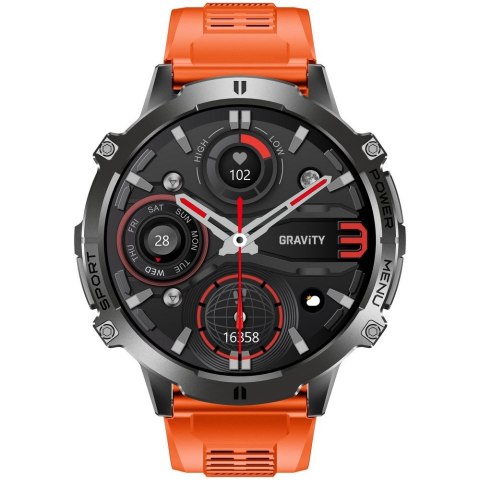 Smartwatch Gravity Czarny Pasek + Bransoleta GT42-5