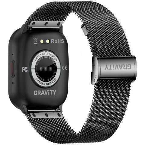 Smartwatch Gravity Czarny Pasek + Bransoleta GT43-5