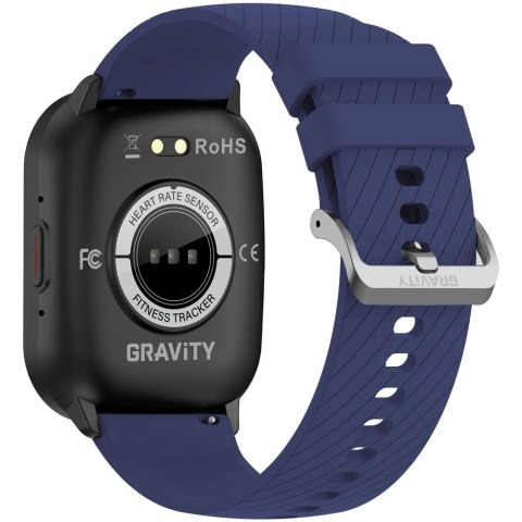 Smartwatch Gravity Czarny Pasek + Bransoleta GT43-5