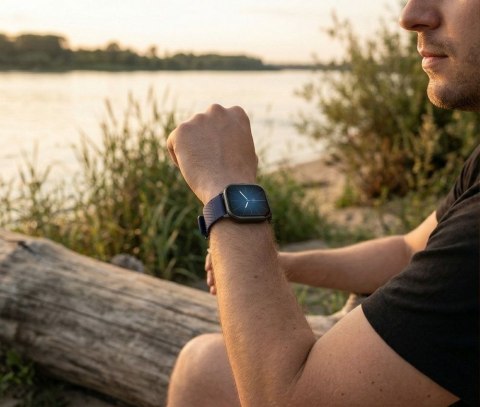 Smartwatch Gravity Czarny Pasek + Bransoleta GT43-5