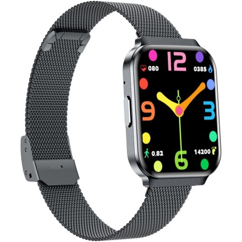 Smartwatch Gravity Czarny Pasek + Bransoleta GT44-5