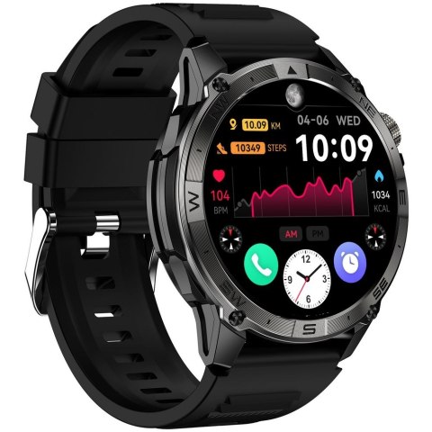 Smartwatch Gravity Czarny Pasek + Bransoleta GT46-1