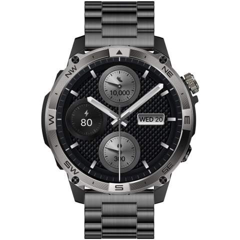 Smartwatch Gravity Czarny Pasek + Bransoleta GT46-2