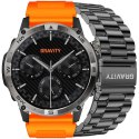 Smartwatch Gravity Czarny Pasek + Bransoleta GT46-4