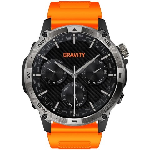 Smartwatch Gravity Czarny Pasek + Bransoleta GT46-4
