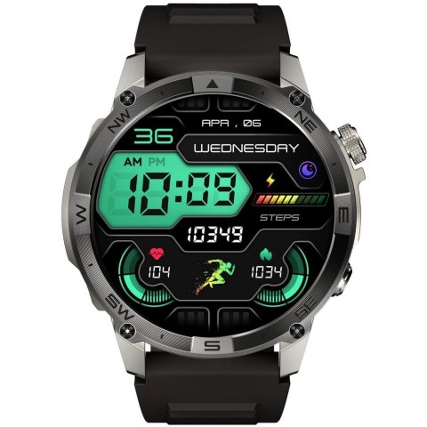 Smartwatch Gravity Grafitowy Pasek + Bransoleta GT46-3