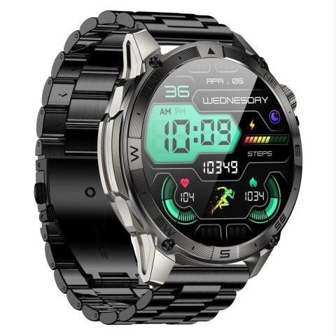 Smartwatch Gravity Grafitowy Pasek + Bransoleta GT46-3