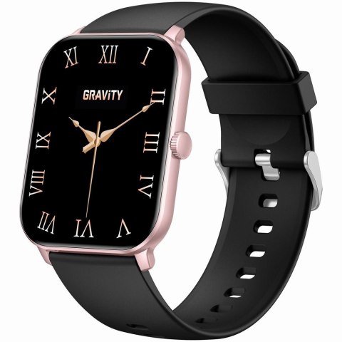 Smartwatch Gravity Różowe Złoto Czarny GT36-3