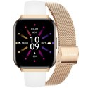 Smartwatch Gravity Różowe Złoto Pasek + Bransoleta GT44-1