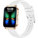 Smartwatch Gravity Różowe Złoto Pasek + Bransoleta GT44-1