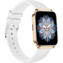 Smartwatch Gravity Różowe Złoto Pasek + Bransoleta GT44-1