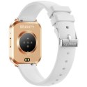 Smartwatch Gravity Różowe Złoto Pasek + Bransoleta GT44-1