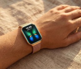Smartwatch Gravity Różowe Złoto Pasek + Bransoleta GT44-2