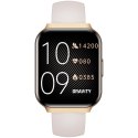 Smartwatch Gravity Różowe Złoto Pasek + Bransoleta GT44-2