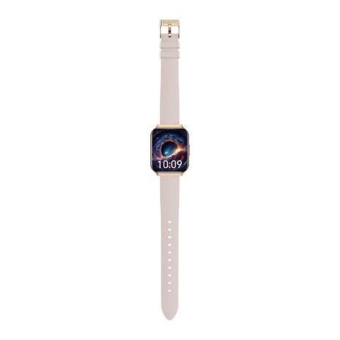 Smartwatch Gravity Różowe Złoto Pasek + Bransoleta GT44-2
