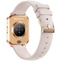 Smartwatch Gravity Różowe Złoto Pasek + Bransoleta GT44-2