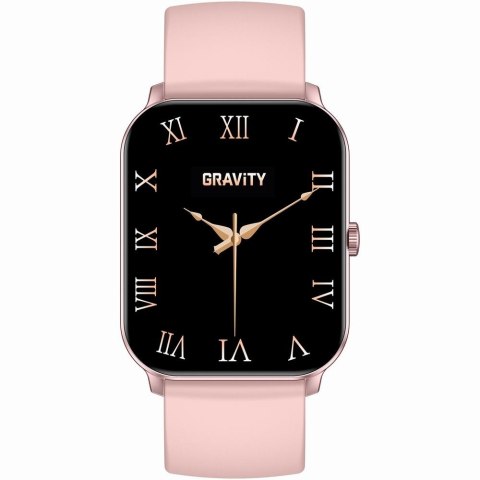 Smartwatch Gravity Różowe Złoto Różowy GT36-1