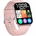 Smartwatch Gravity Różowe Złoto Różowy GT36-1