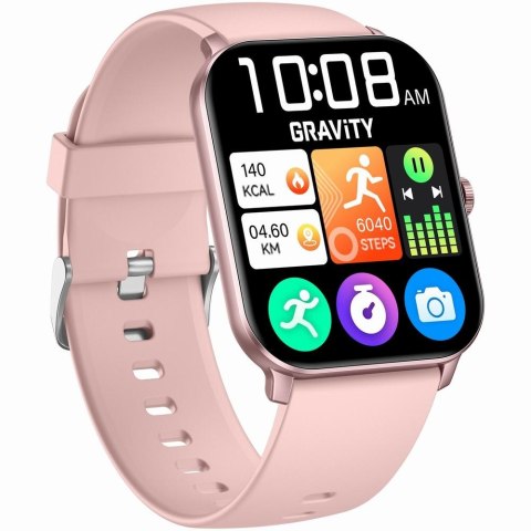 Smartwatch Gravity Różowe Złoto Różowy GT36-1