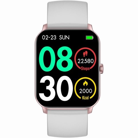 Smartwatch Gravity Różowe Złoto Szary GT36-2