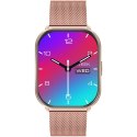 Smartwatch Gravity Różowy Pasek + Bransoleta GT43-1
