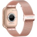 Smartwatch Gravity Różowy Pasek + Bransoleta GT43-1